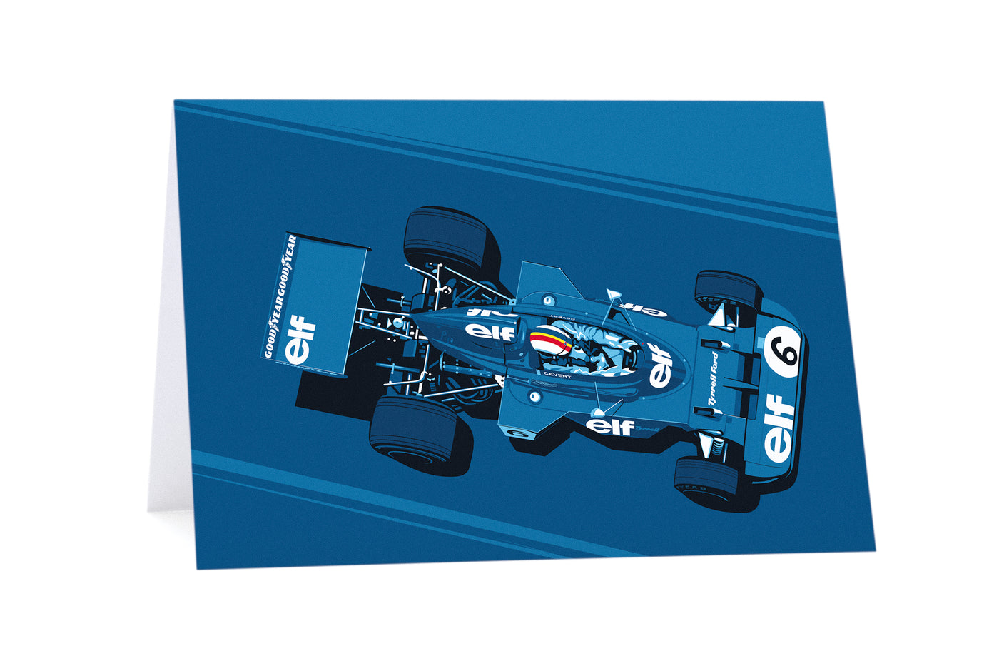 François Cevert / Tyrrell Greeting Card