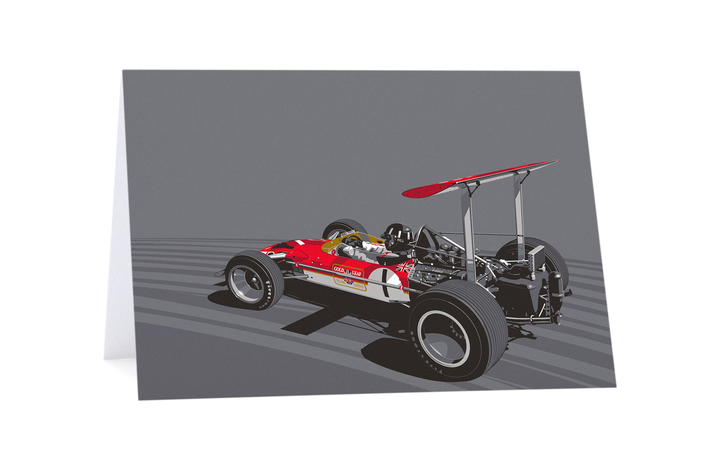 Graham Hill / Lotus Greeting Card
