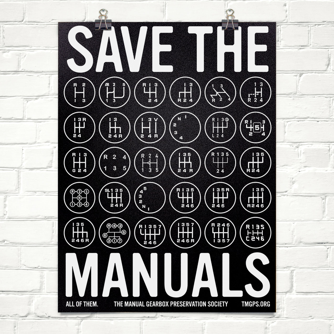 TMGPS Save The Manuals (All Of Them) Poster