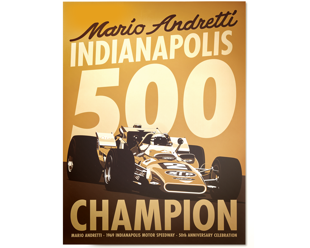Mario Andretti - Champion - Limited Edition Print