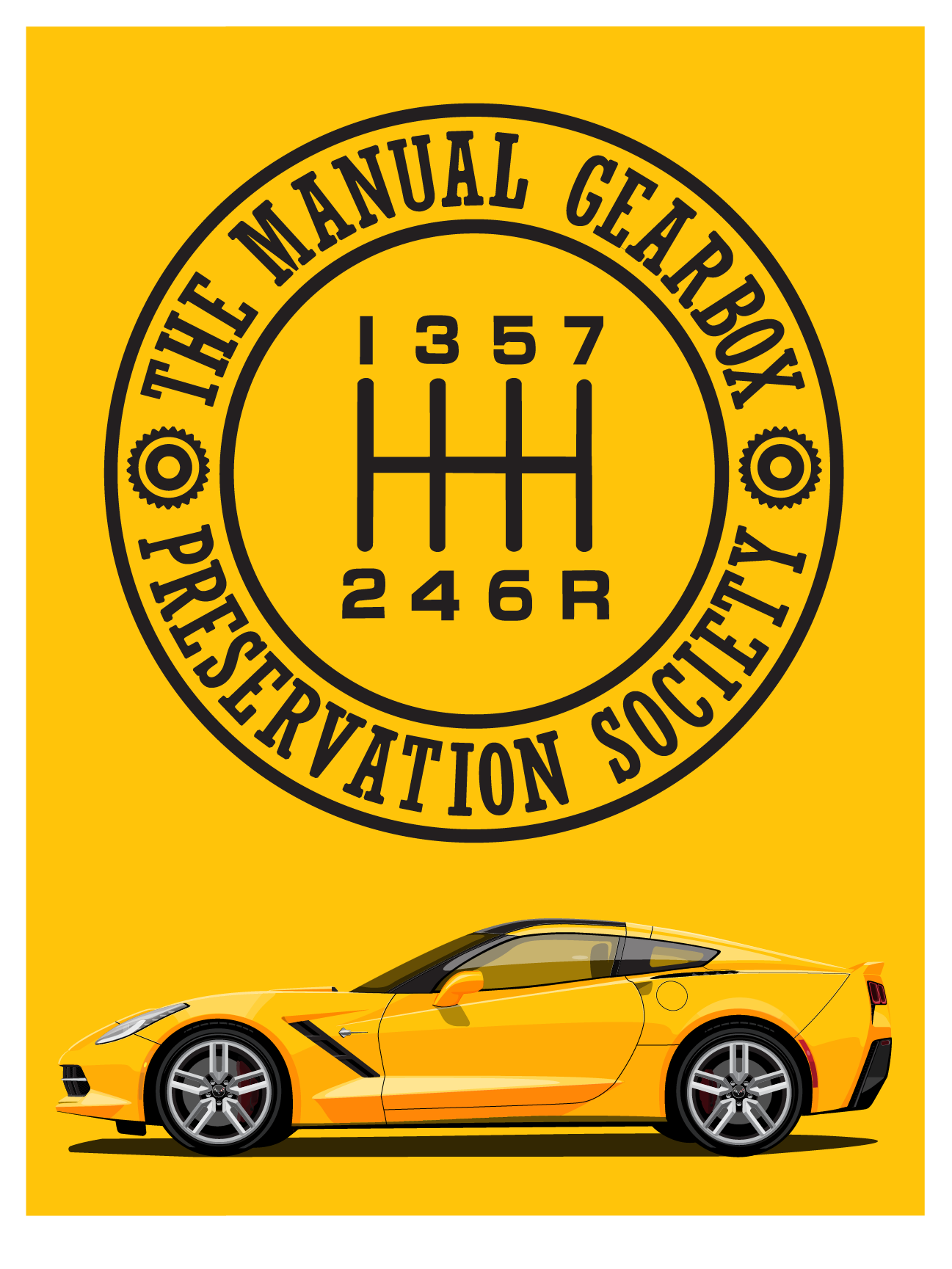 TMGPS Corvette (C7) Print