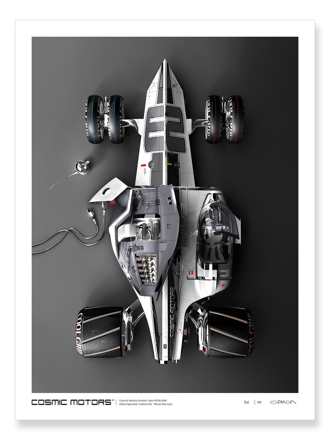 Cosmic Motors™ Limited Edition Prints: Gravion 01