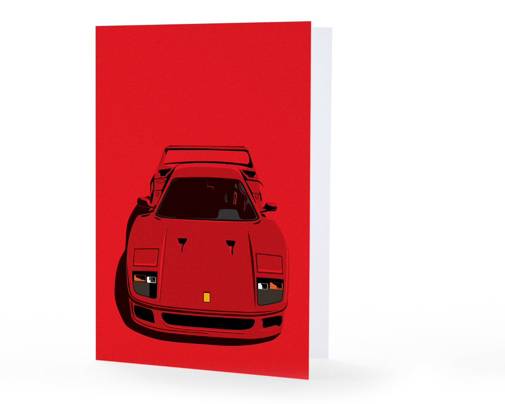 F40 Front Greeting Card