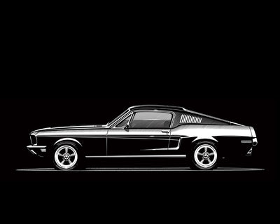 Curb 1968 Mustang T-Shirt