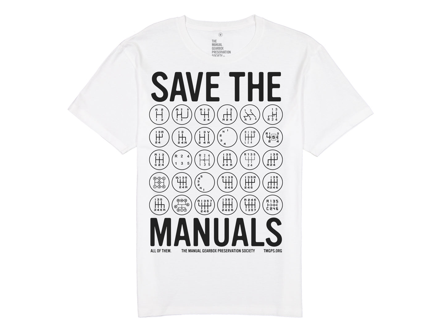 TMGPS Save The Manuals (All Of Them) T-Shirt