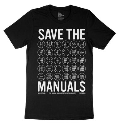 TMGPS Save The Manuals (All Of Them) T-Shirt